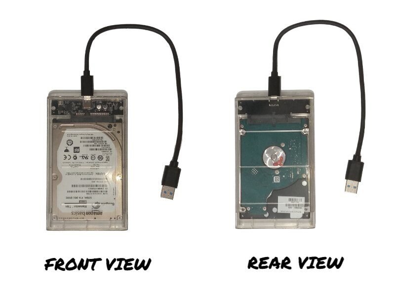 Internal HDD in External Hard Drive Enclosure